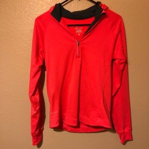 Nike Dro-Fit hooded long leave half zip